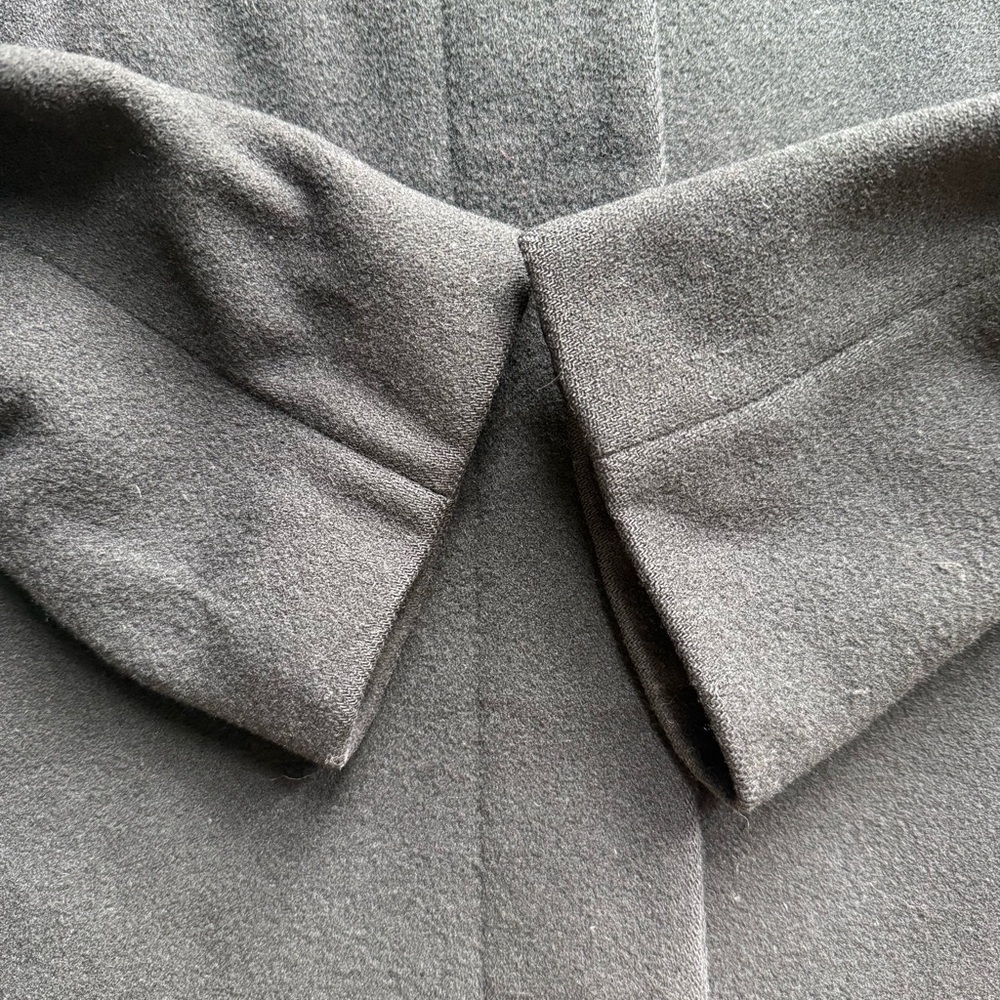 Fairweather Vintage Elegant Black Women's Wool Blend Pea Coat Size 4P Cozy - Picture 9 of 16